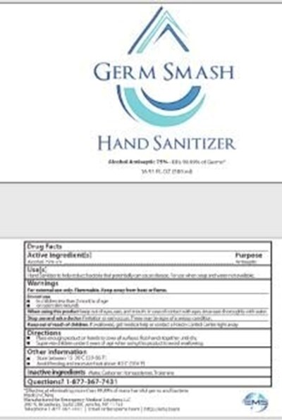 Front And Back Label Germ Smash 75% 500ml (Front And Back Label 500ml (2))